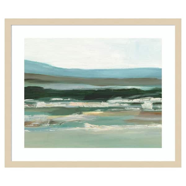Amanti Art Cool Vista I by Ethan Harper 25 in. W x 21 in. H. Wood Framed Wall Art Print Framed in Brown