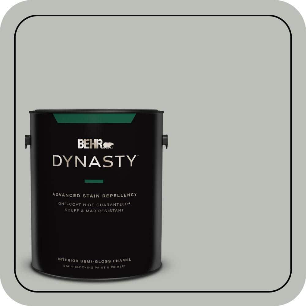 1 gal. #T16-11 Celadon Semi-Gloss Enamel Interior Stain-Blocking Paint & Primer price history on PriceWatchPro