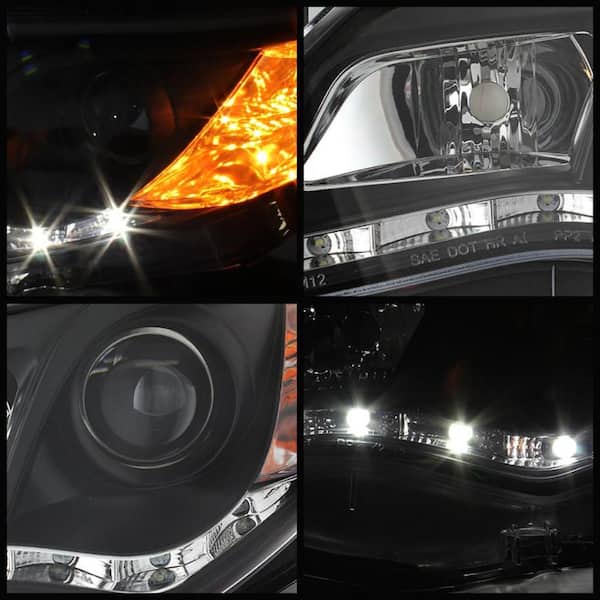 Spyder Auto Toyota Camry 12-14 Projector Headlights - DRL - Black
