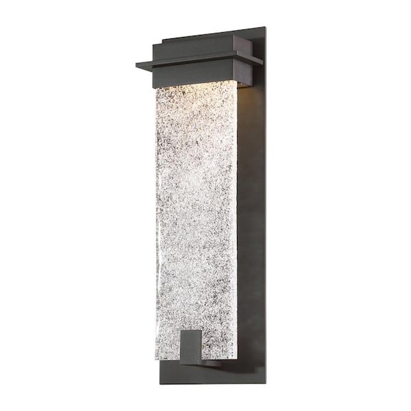 WAC Lighting Spa 16 in. Bronze Integrated LED Outdoor Wall Sconce in 3000K