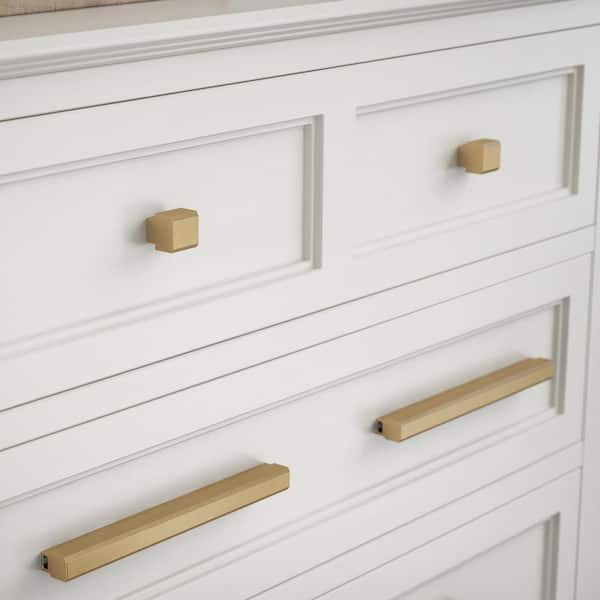 Tapered Edge 2 in. to 8-13/16 in. (51 mm to 224 mm) Champagne Bronze Adjustable Drawer Pull