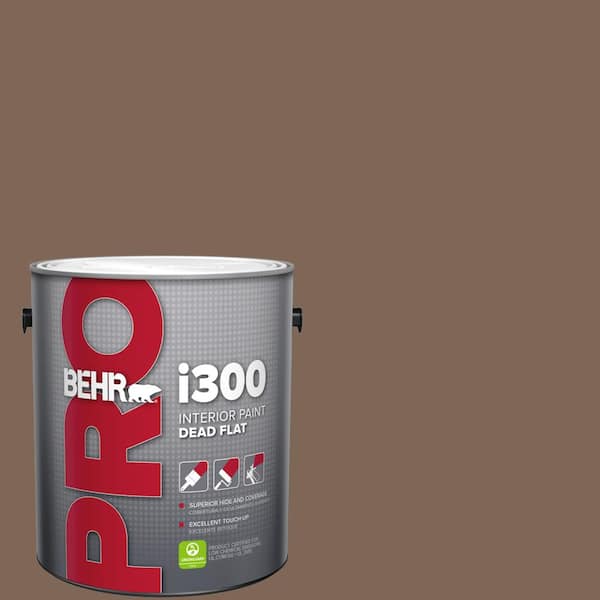 BEHR PRO 1 gal. #HDC-AC-05 Cocoa Shell Dead Flat Interior Paint