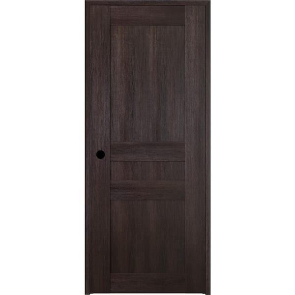 Paneled Wood French Doors Belldinni Finish: Oak, Handing: Left, Size: 60 x 80