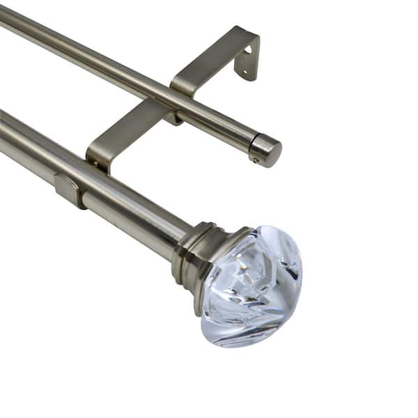 Imperial 72in - 144in Steel Regal Double Rod in Silver