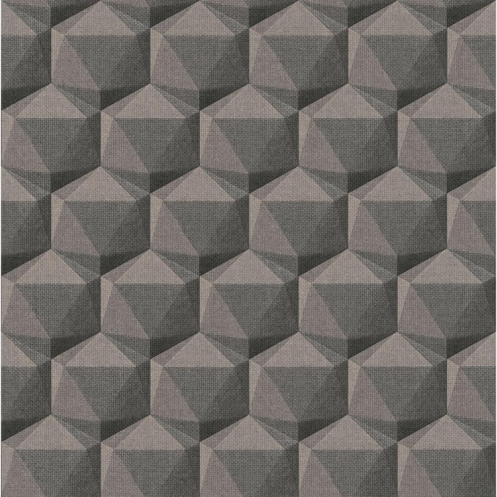 Fusion Collection Geometric Motif Beige/Grey/Black Matte Finish Non-pasted 