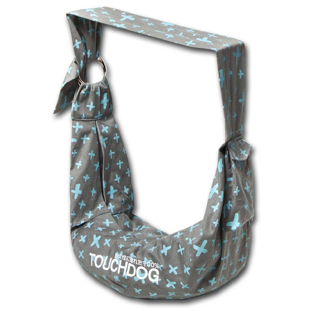 Touchdog Wiggle-Sack Fashion Designer Front and Backpack Dog Carrier