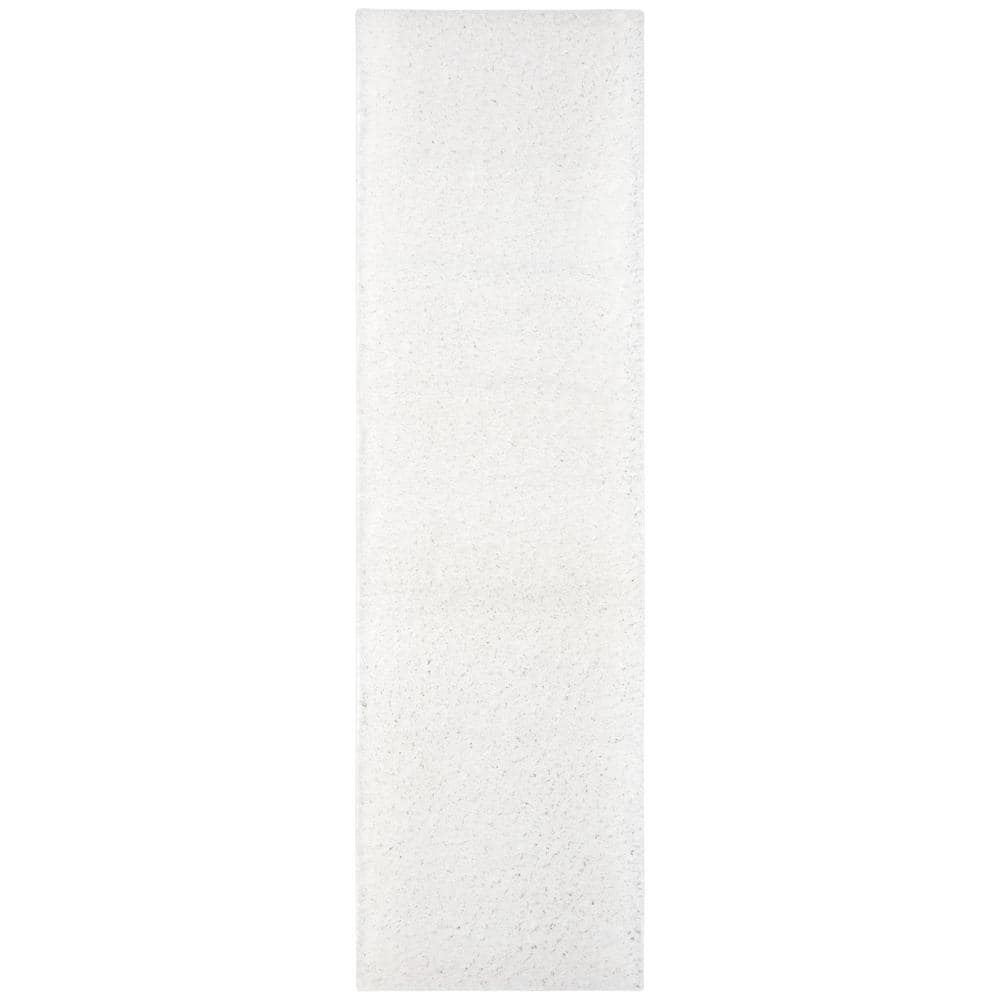 Augustine White 2 ft. x 8 ft. Solid Runner Rug price history on PriceWatchPro
