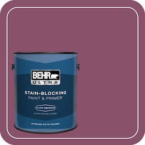 1 gal. #M120-7 Raspberry Crush Extra Durable Satin Enamel Interior Paint & Primer