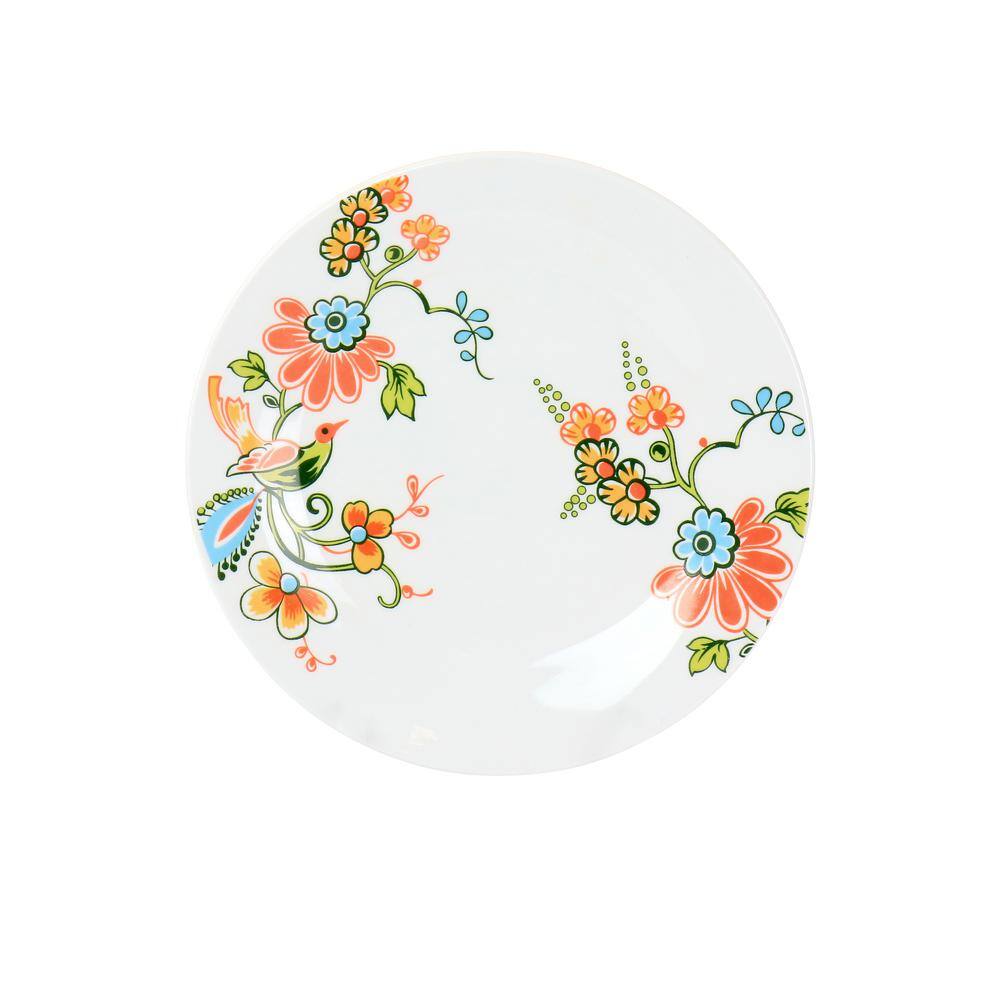 Spring Bloom 16-Piece Floral Porcelain Dinnerware Set