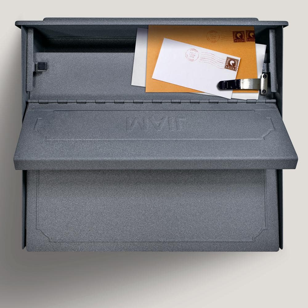 Granite Steel Lockable Wall-Mount Security Mailbox