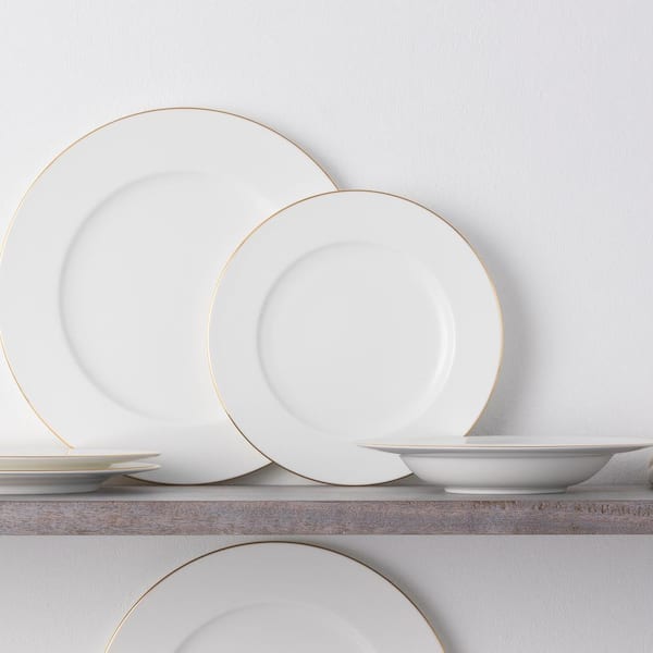 Noritake Accompanist 12-Piece (White) Bone China Dinnerware Set