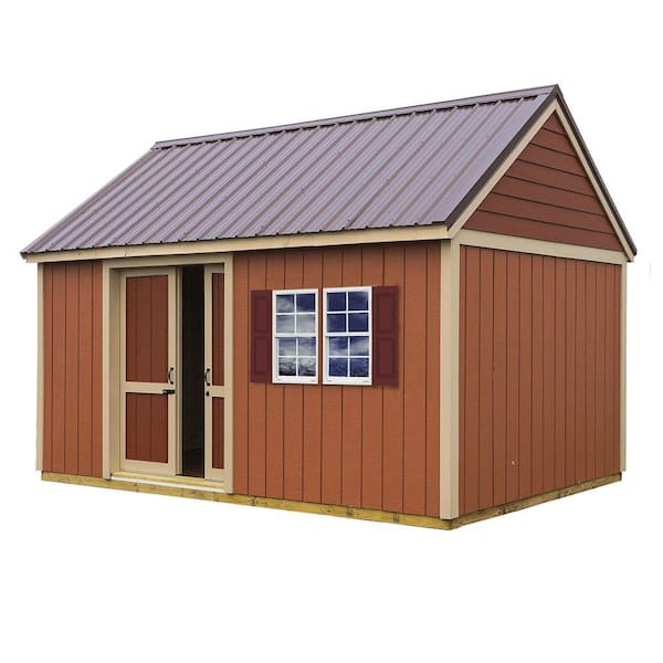 Best Barns Brookhaven 10 ft. x 16 ft. Storage Shed Kit with Floor