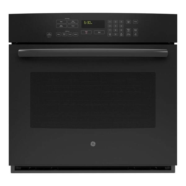 GE Profile 30 in. Single Electric Wall Oven with Convection Self-Cleaning in Black