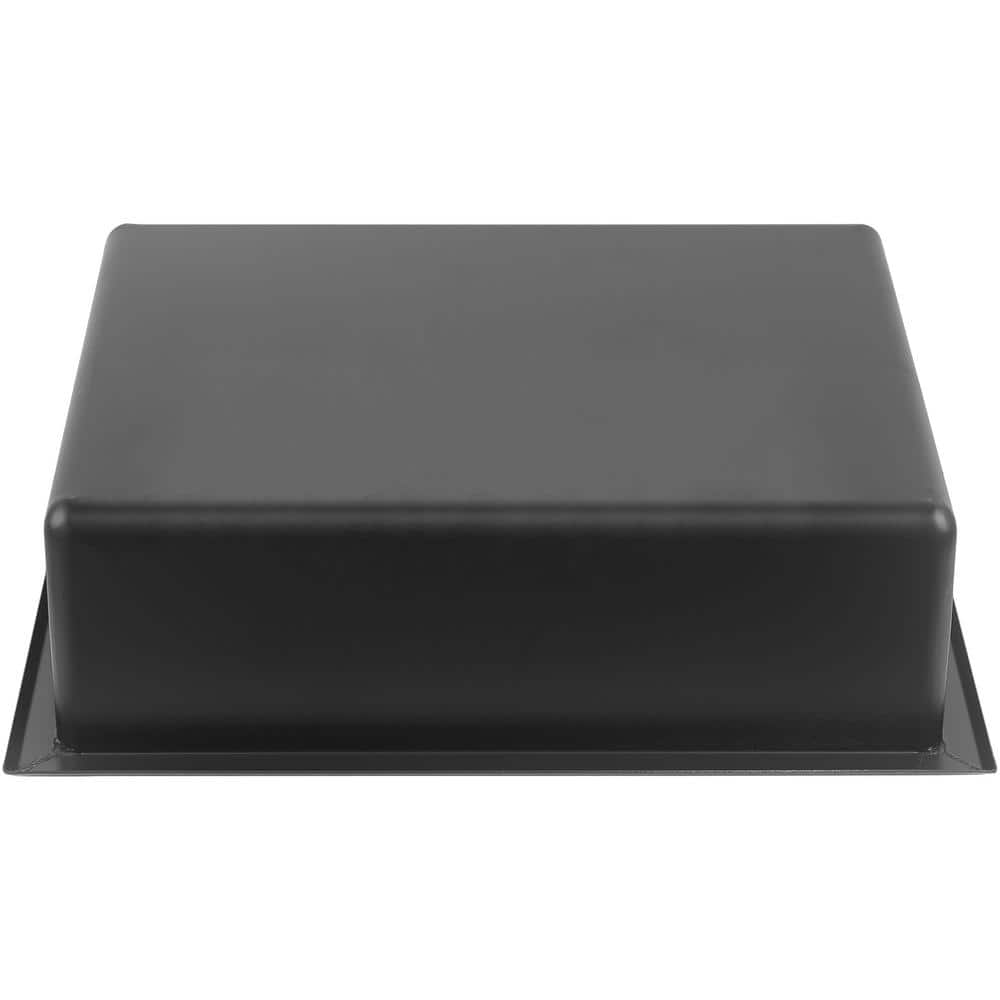 14-Inch Black Stainless Steel Shower Niche