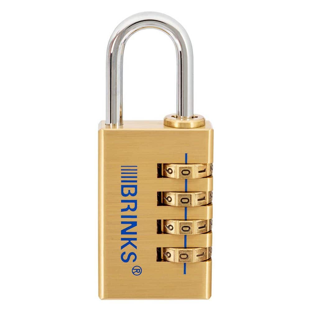 Brinks 1-3/16 in. (30 mm) Resettable Solid Brass Combination