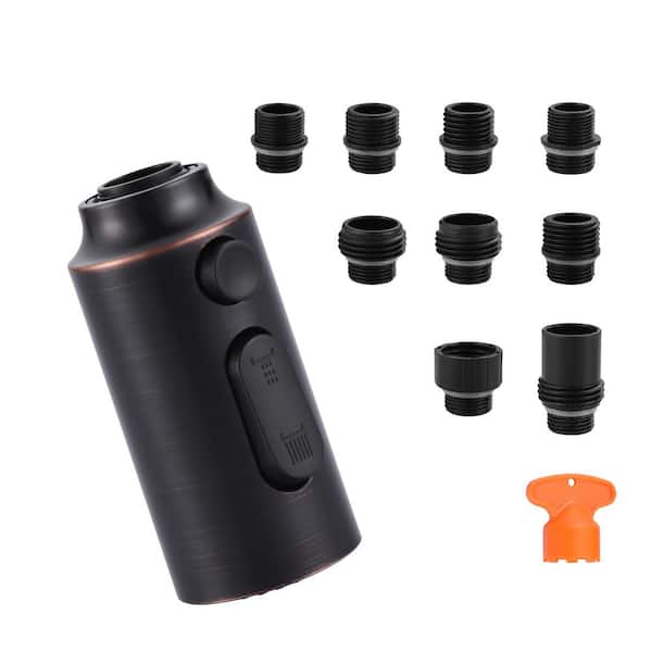 WOWOW 3-Function Kitchen Faucet Spray Head Replacement in Oil Rubbed Bronze