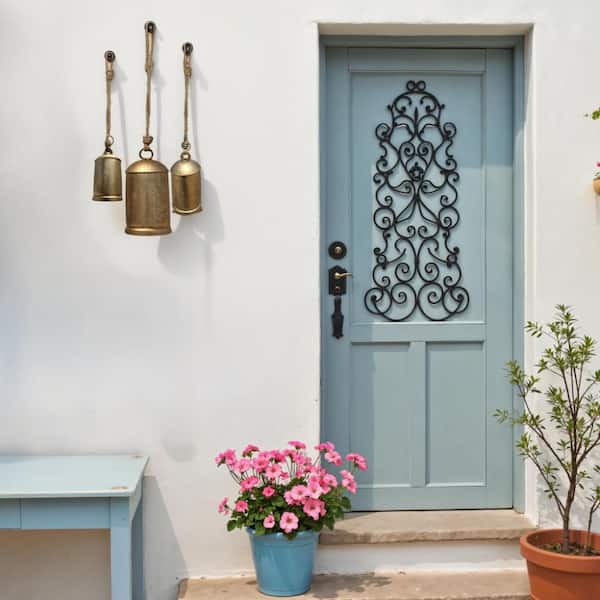 THE URBAN PORT 3-Pack Zaira 20 in. x 11 in. Antique Gold