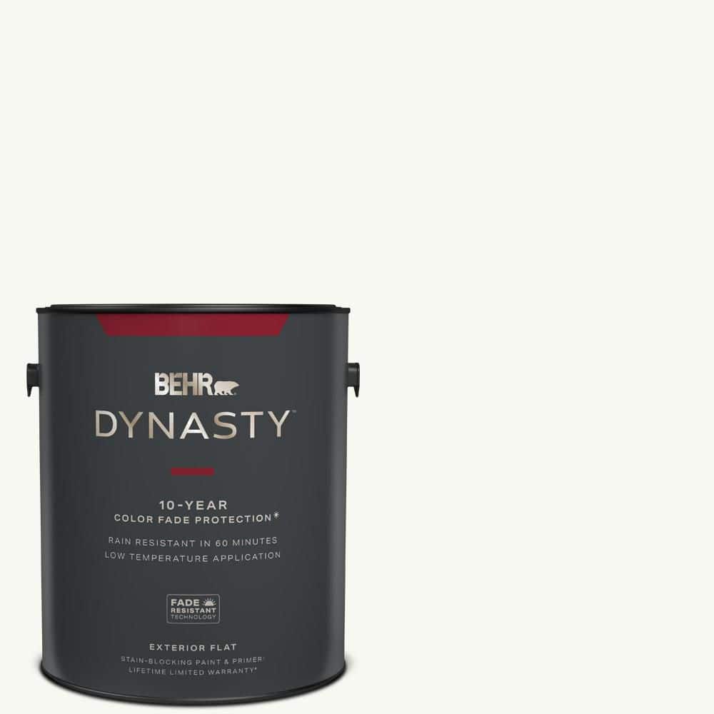 BEHR DYNASTY 1 gal. Ultra Pure White Matte Interior Stain-Blocking Paint &  Primer 165001 - The Home Depot