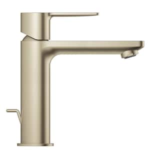 Lineare Single Hole Single-Handle Bathroom Faucet with Drain Assembly in Brushed Nickel
