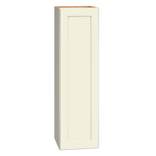 QuickShip Cottage 12 in. W x 12 in. D x 42 in. H Assembled Plywood Shaker Wall Kitchen Cabinet in Starlight