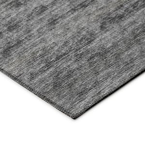 Marston Grey 1 ft. 8 in. x 2 ft. 6 in. Geometric Indoor/Outdoor Area Rug