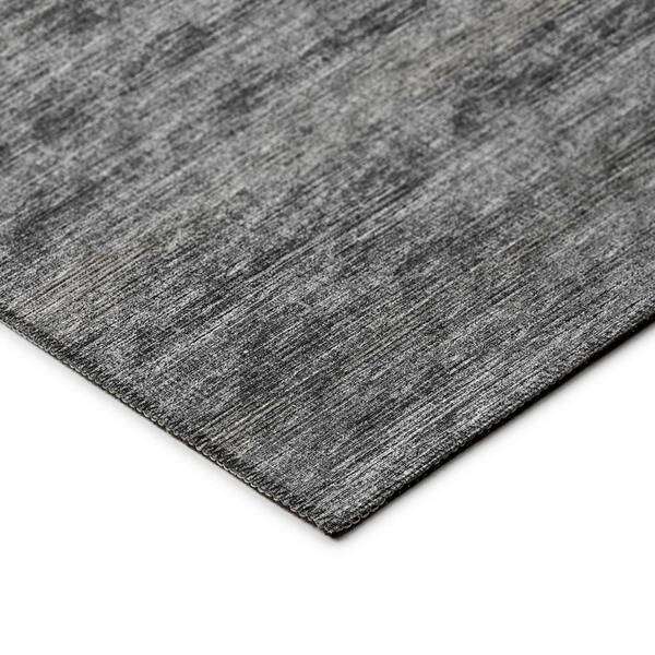 Marston Grey 2 ft. 3 in. x 7 ft. 6 in. Geometric Indoor/Outdoor Area Rug