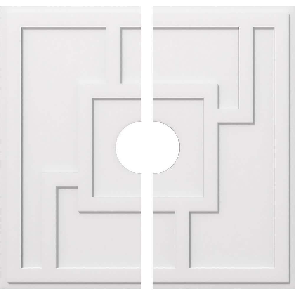 1 in. P X 13-1/4 in. C X 38 in. OD X 7 in. ID Knox Architectural Grade PVC Contemporary Ceiling Medallion, Two Piece price history on PriceWatchPro