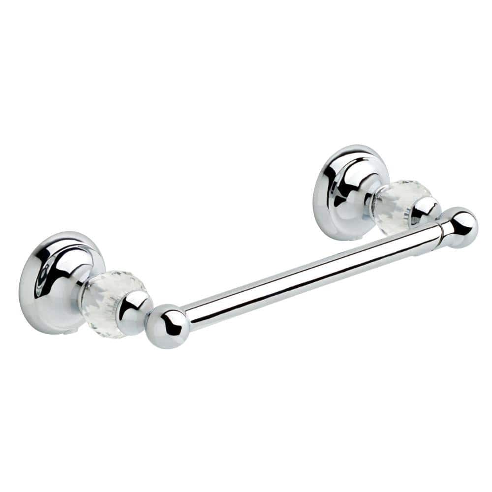 Delta Nora Toilet Paper Holder in Chrome and Glass NOR50CHC The Home
