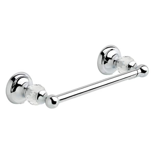 Delta Nora Toilet Paper Holder in Chrome and Glass