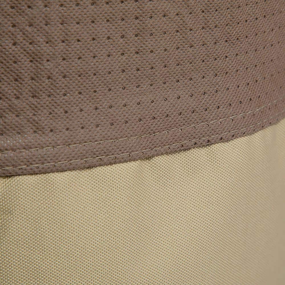 Elegant Waterproof Beige and Brown Patio Chair Cover