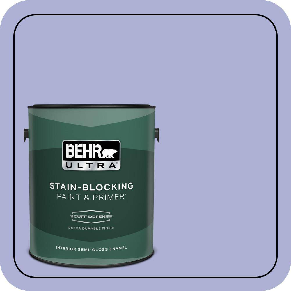 1 gal. #620B-4 Pixie Violet Extra Durable Semi-Gloss Enamel Interior Paint & Primer price history on PriceWatchPro
