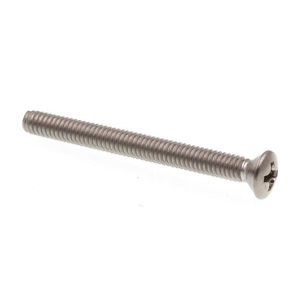 Oval Head Phillips Machine screws Stainless Steel  8-32 x 1-3/4 Qty-25 