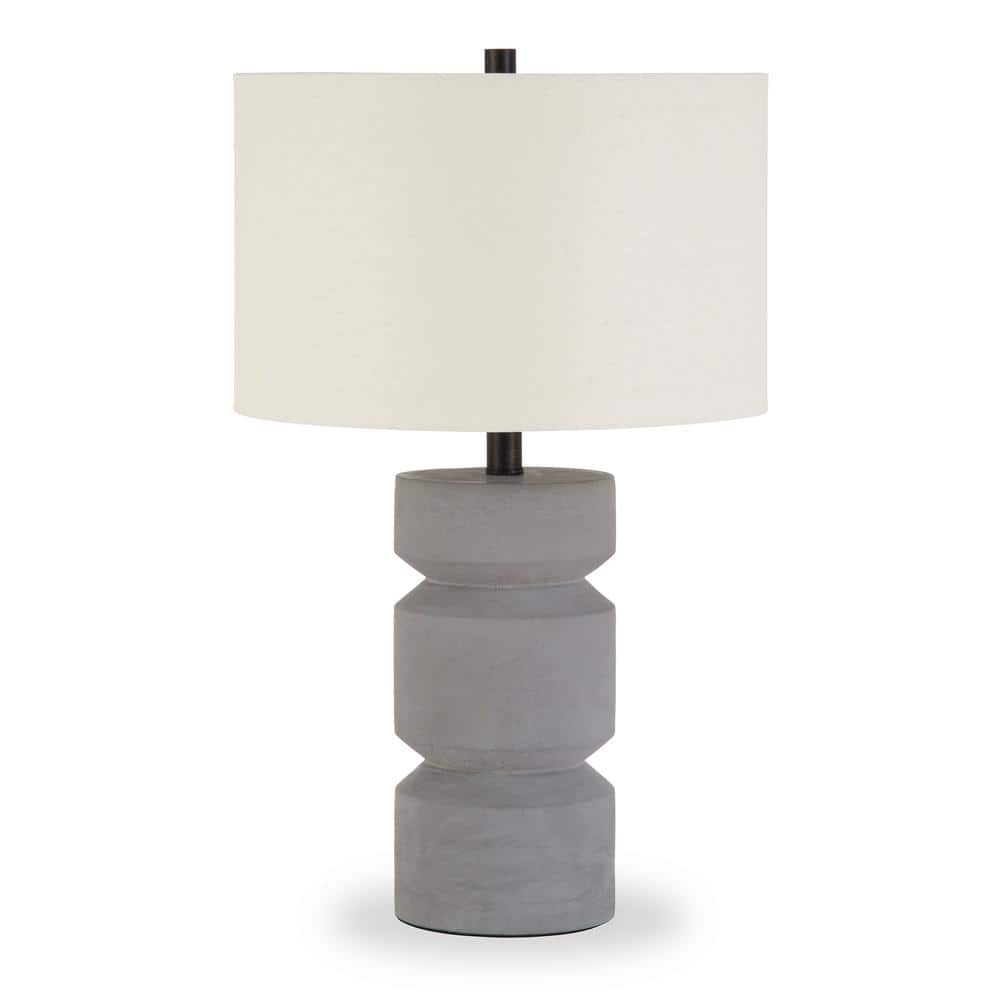 Meyer&Cross Reyna Table Lamp in Concrete TL0087 - The Home Depot