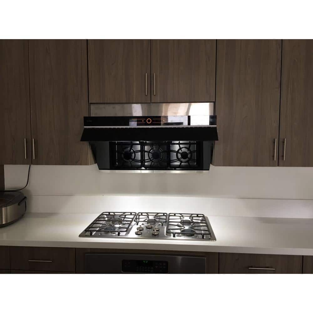 FOTILE 36'' Black Stainless Steel Wall Mount Range Hood