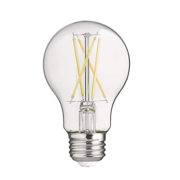 6.5W A19 LED 2700K Warm White 60W Equivalent E26 800 Lumen Light Bulb 2 Pack 