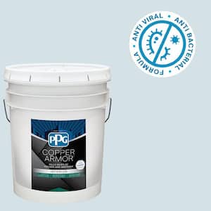 5 gal. PPG1154-2 Aloof Semi-Gloss Antiviral and Antibacterial Interior Paint with Primer
