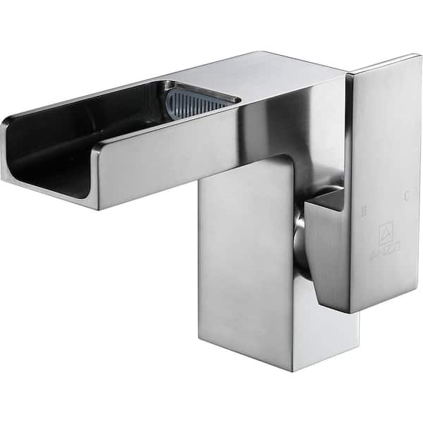 ANZZI Zhona Series Single Hole Single-Handle Low-Arc Bathroom