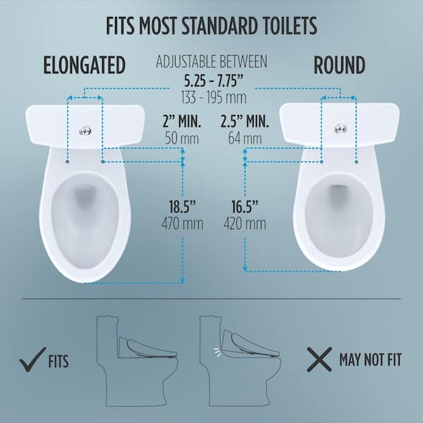 TOTO A2 Washlet Elongated Electronic Bidet Toilet Seat with Warm