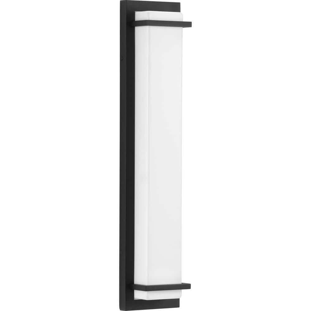 Black Aluminum 23.5" Dimmable LED Outdoor Sconce
