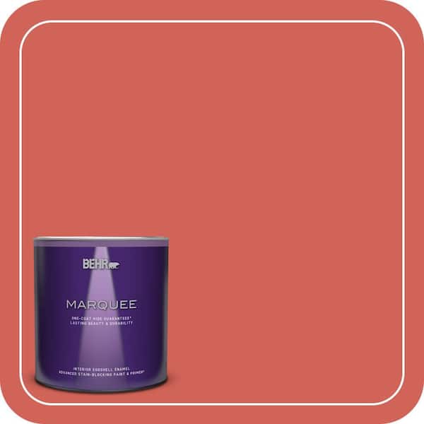 BEHR MARQUEE 1 qt. Home Decorators Collection #HDC-MD-05 Desert Coral Eggshell Enamel Interior Paint & Primer