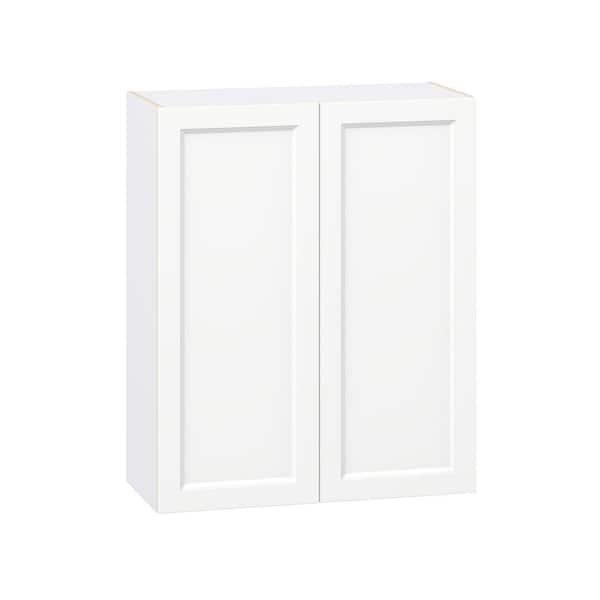 Laramie 33 in. W x 14 in. D x 40 in. H Assembled Wall Kitchen Cabinet in Painted Bright White