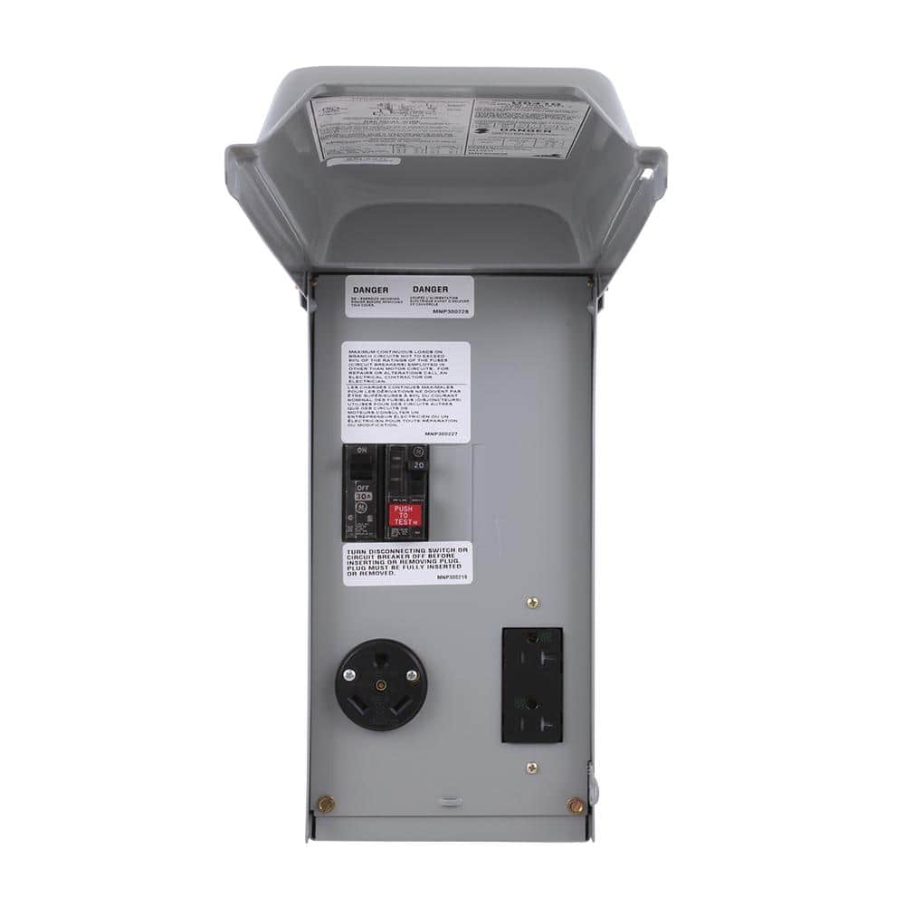 70 Amp Power Outlet Box with Duplex 20 Amp GFCI Outlet and Single 30 Amp Outlet (U041GP) price history on PriceWatchPro