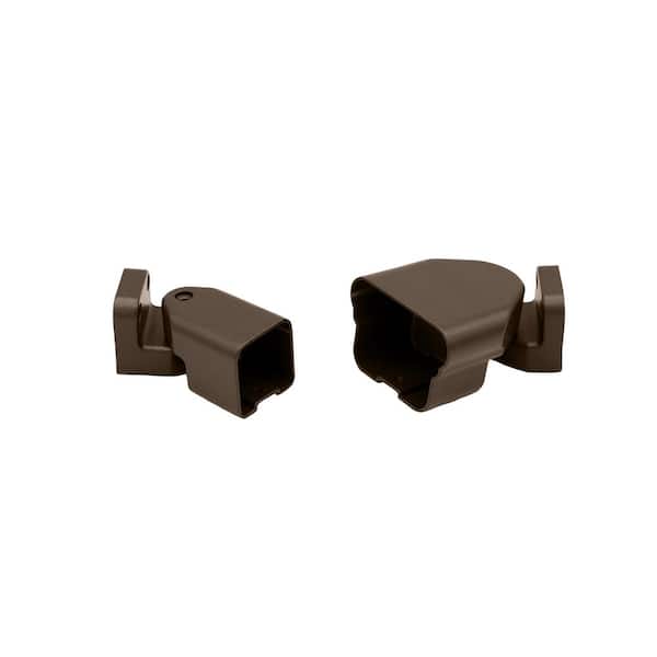 Pegatha Plus Brown Aluminum Textured Multi-Angle Bracket Kit (2-Piece)