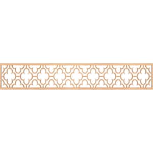 Chicago Fretwork 0.25 in. D x 46.625 in. W x 8 in. L Hickory Wood Panel Moulding