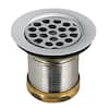 Westbrass 2-1/4 in. Grid Basket Style Bar Sink Strainer in Polished ...