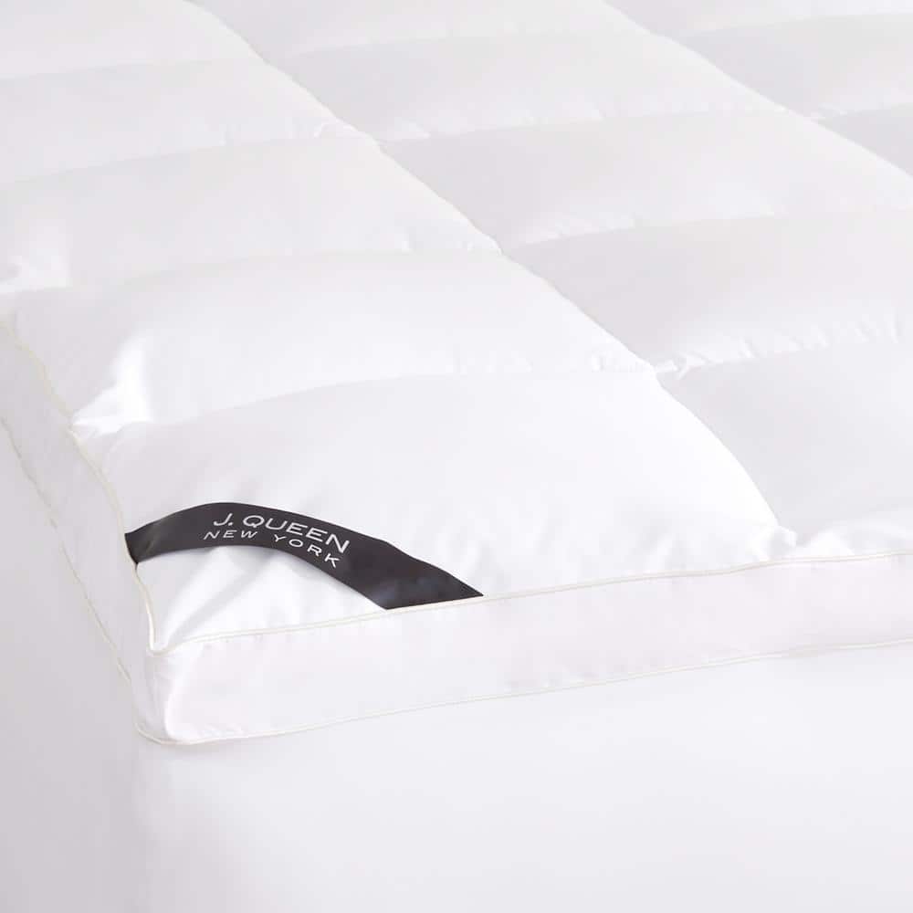 Elite White Cotton Full Down Alternative Mattress Topper