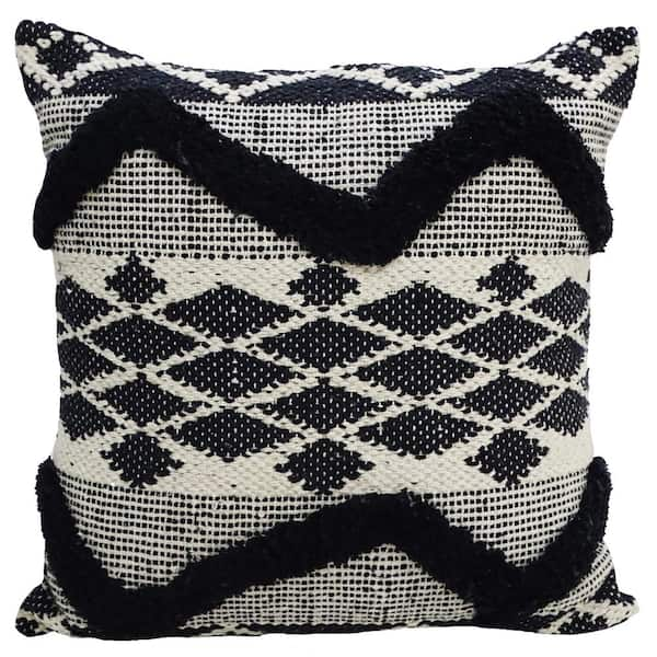 Tufted Trellis Decorative Square Throw Pillow, 20 x 20