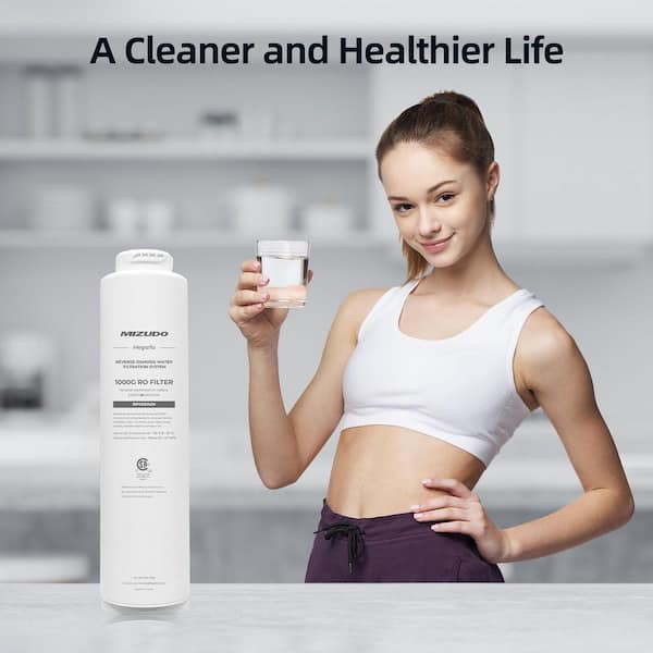 MIZUDO Megaflo RO Water Filter Cartridge Replacement for Megaflo