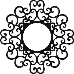 1 in. x 32 in. x 32 in. Reims Architectural Grade PVC Pierced Ceiling Medallion
