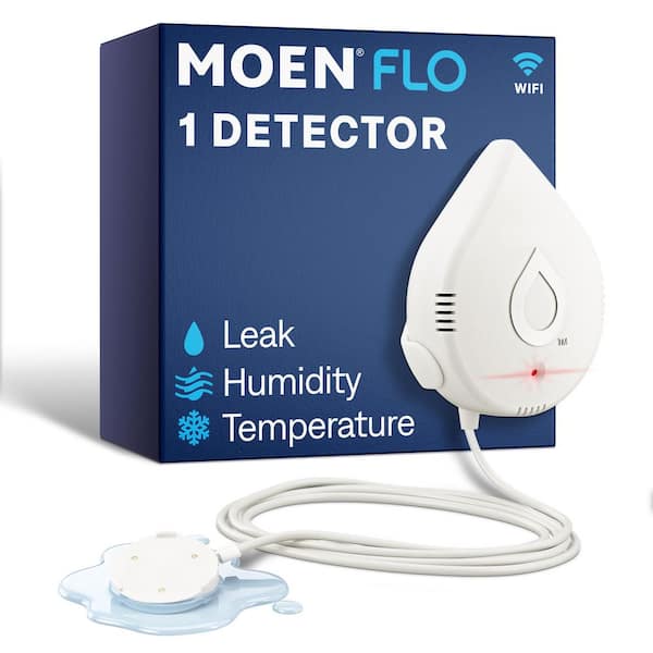 Flo Detector, WiFi Enabled Water and Moisture Sensor, 1-Piece